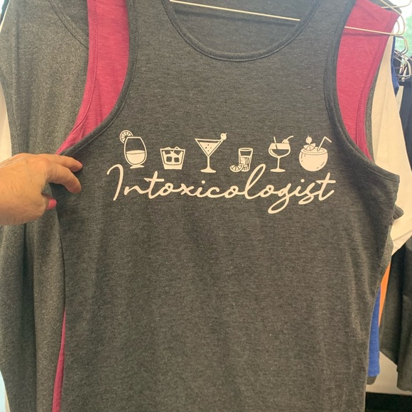 Tops - Intoxicologist Women's Gray Tank Top